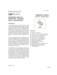 Datasheet AMR2803R3S manufacturer IRF