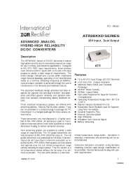 Datasheet ATR2805TF manufacturer IRF