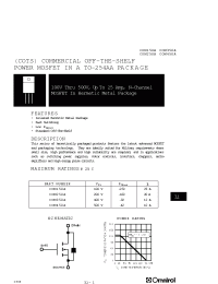 Datasheet COM150A manufacturer IRF