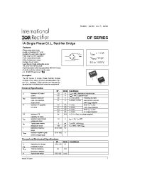 Datasheet DF01STR manufacturer IRF