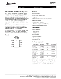 Datasheet EL7516IYZ-T7 manufacturer IRF