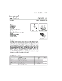 Datasheet HFA08PB120 manufacturer IRF