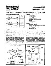 Datasheet HFA45HC120C manufacturer IRF
