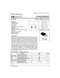 Datasheet HFB50PA60C manufacturer IRF