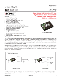 Datasheet IP1202 manufacturer IRF