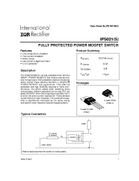 Datasheet IPS021 manufacturer IRF