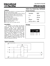 Datasheet IR04H420 manufacturer IRF