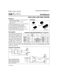 Datasheet IR2106 manufacturer IRF