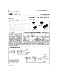 Datasheet IR21064 производства IRF