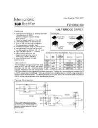 Datasheet IR21084S manufacturer IRF
