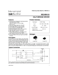 Datasheet IR21091 manufacturer IRF