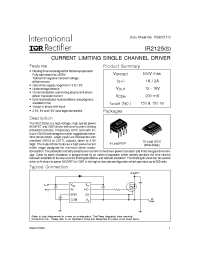 Datasheet IR2125STR manufacturer IRF