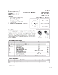 Datasheet IRF1302S manufacturer IRF