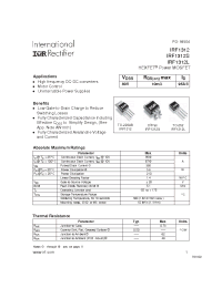 Datasheet IRF1312STRL manufacturer IRF