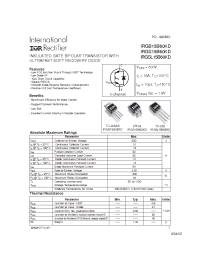 Datasheet IRGSL15B60KD manufacturer IRF