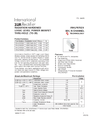 Datasheet IRHLF680Z4 manufacturer IRF