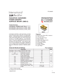 Datasheet IRHNA597064 manufacturer IRF
