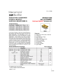 Datasheet IRHNA8Z60 производства IRF