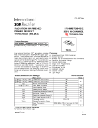 Datasheet IRHNB4160 manufacturer IRF