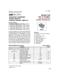 Datasheet IRHNJ4130 manufacturer IRF