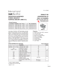 Datasheet IRHNJ53130 manufacturer IRF