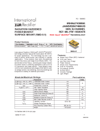 Datasheet IRHNJ7430SE manufacturer IRF