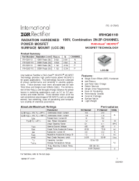 Datasheet IRHQ6110 manufacturer IRF