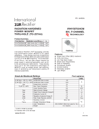 Datasheet IRHY593034CM manufacturer IRF