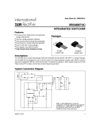 Datasheet IRIS4007 manufacturer IRF