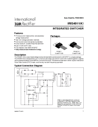 Datasheet IRIS4011 manufacturer IRF