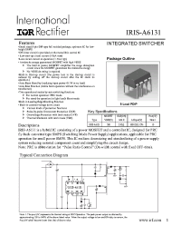 Datasheet IRIS-A6131 manufacturer IRF