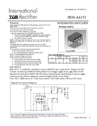 Datasheet IRIS-A6151 manufacturer IRF