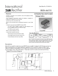 Datasheet IRIS-A6331 manufacturer IRF