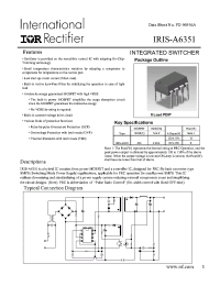 Datasheet IRIS-A6351 manufacturer IRF