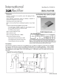 Datasheet IRIS-F6454R manufacturer IRF