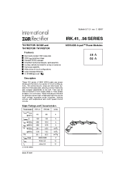 Datasheet IRKH41/06 manufacturer IRF