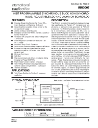 Datasheet IRLR024 manufacturer IRF