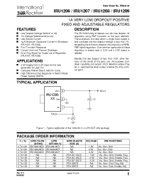 Datasheet IRU1207-18CS manufacturer IRF