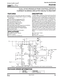 Datasheet IRU3146 производства IRF