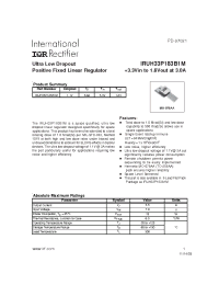 Datasheet IRUH33P183B1M manufacturer IRF