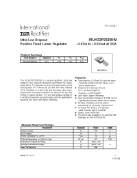 Datasheet IRUH33P253B1M manufacturer IRF