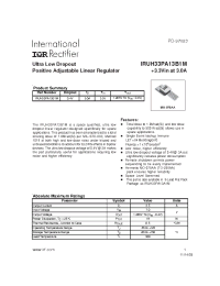 Datasheet IRUH33PA13B1M производства IRF