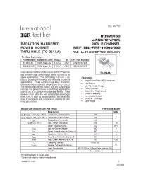 Datasheet JANSF2N7425 manufacturer IRF