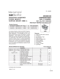 Datasheet JANSR2N7422U manufacturer IRF