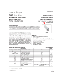 Datasheet JANSR2N7499T2 manufacturer IRF