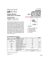 Datasheet JANTX2N7228 производства IRF