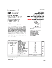 Datasheet JANTXV2N7222 manufacturer IRF