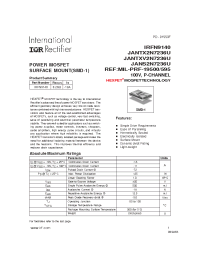 Datasheet JANTXV2N7236U manufacturer IRF