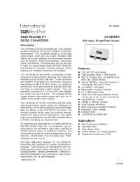 Datasheet LS2801R5S manufacturer IRF