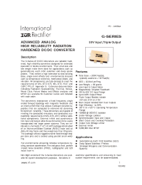 Datasheet M3G500512T производства IRF